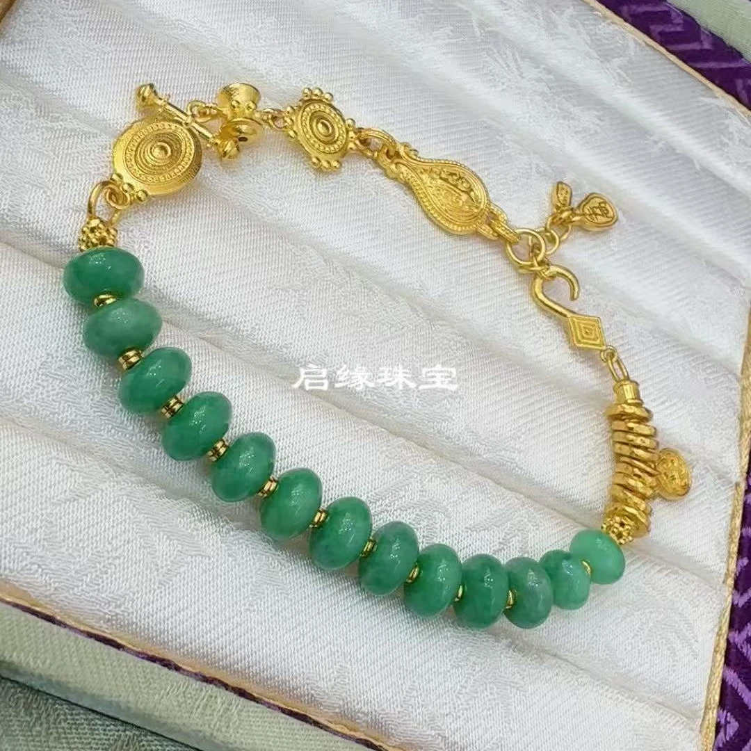 足金算盘珠盘缠手串