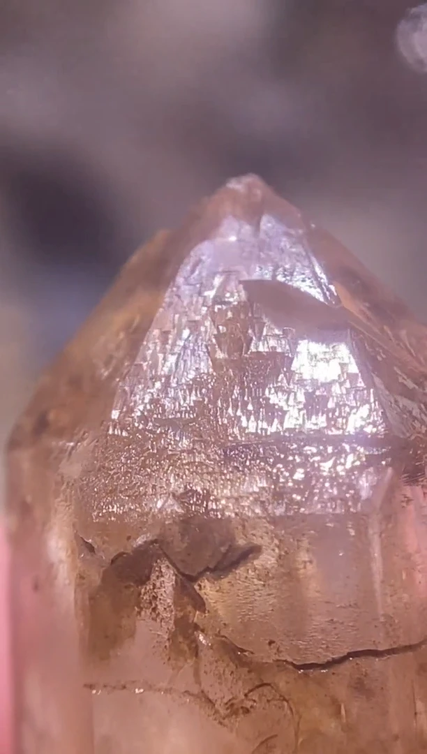 未镶嵌珠宝半成品水晶59号满三角资料库+骸骨单晶柱