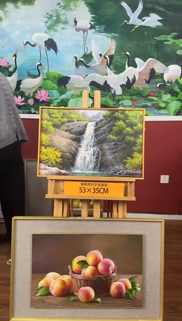油画【220号】约53*35cm丨朝鲜原创纯手绘孤品油画丨顺丰包邮