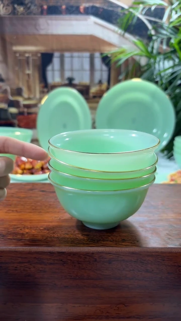 【闪购商品】...4.5英寸玉瓷碗4个口径11.5厘米