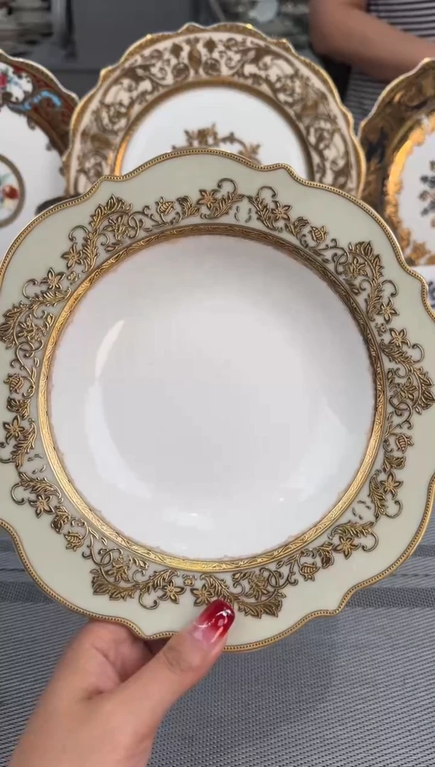 【闪购商品】瓷片8.5英寸草帽盘 1个  福利价