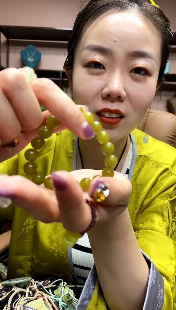 岫玉未镶嵌手串多样性发货其中发一