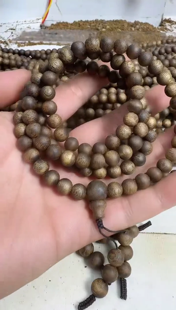 【闪购商品】沉香手串乌身0.8规格多圈21克