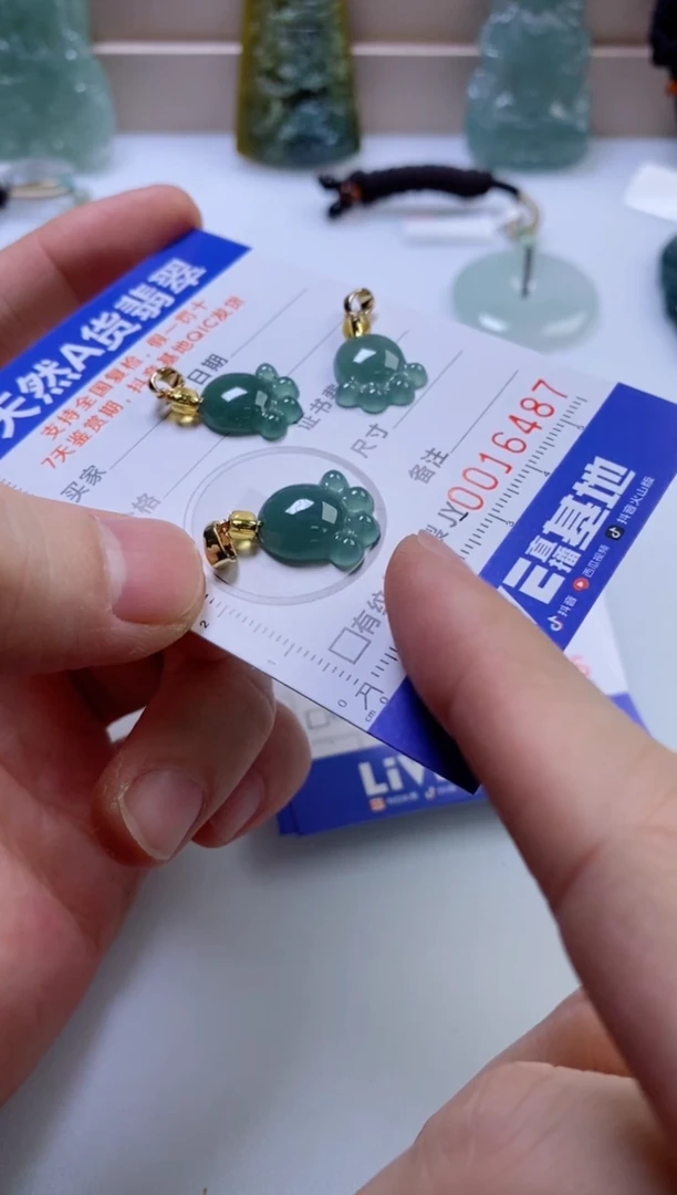翡翠挂件未镶嵌多样性发一件
