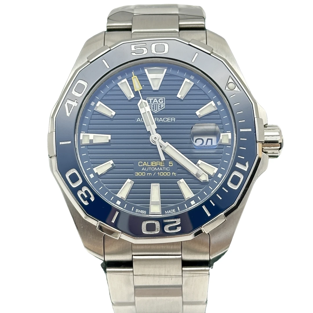 99新 TAG Heuer/泰格豪雅 竞潜/臻耀/男机械/蓝盘/公价24300/43MM