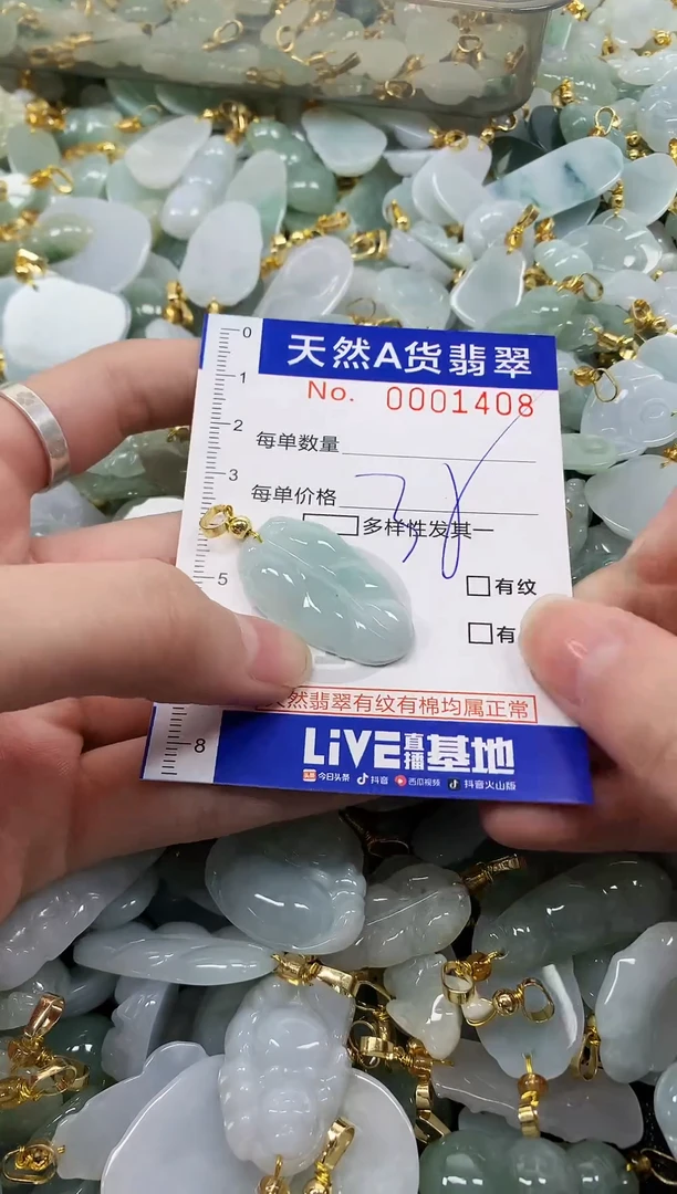 颈饰未镶嵌翡翠天然a货翡翠