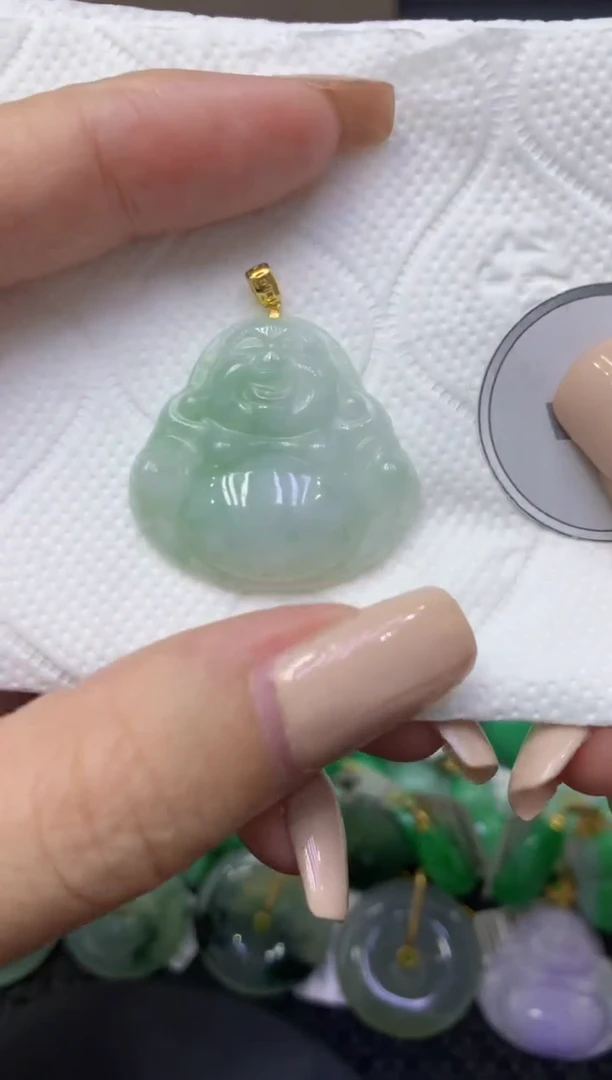 颈饰未镶嵌翡翠天然缅甸翡翠A货