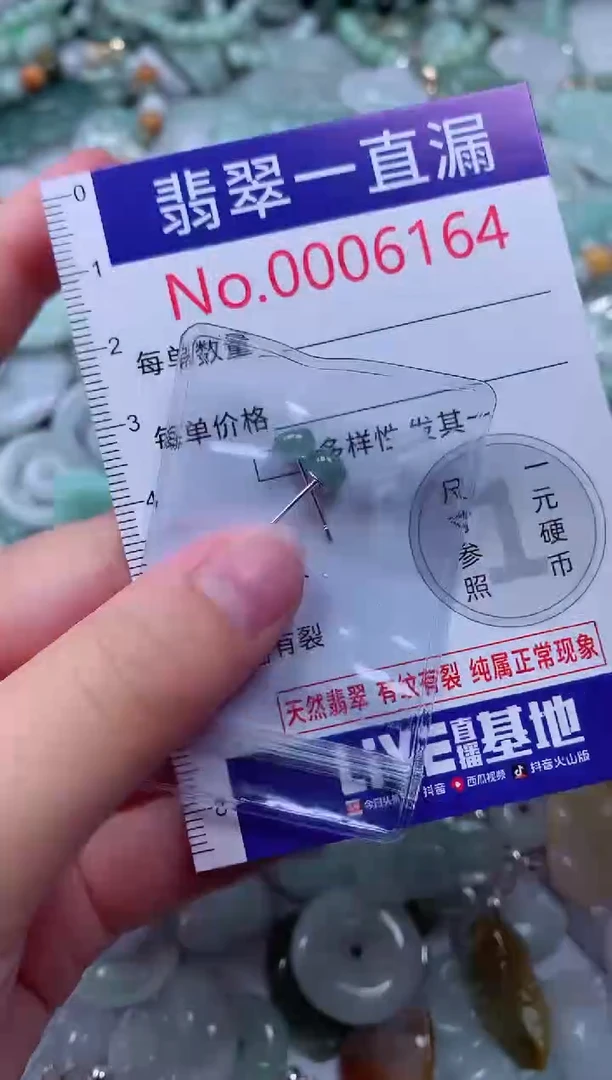 翡翠未镶嵌吊坠(不含链)6164