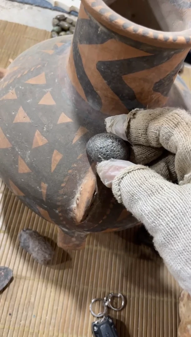 瓷片手工，手绘，陶瓷