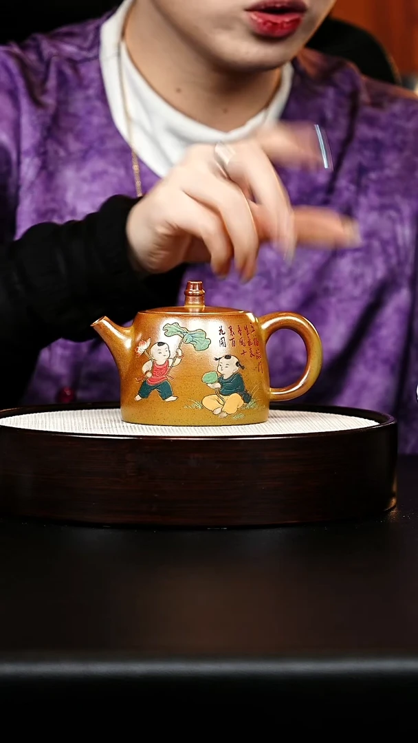 茶壶紫砂汉铎壶