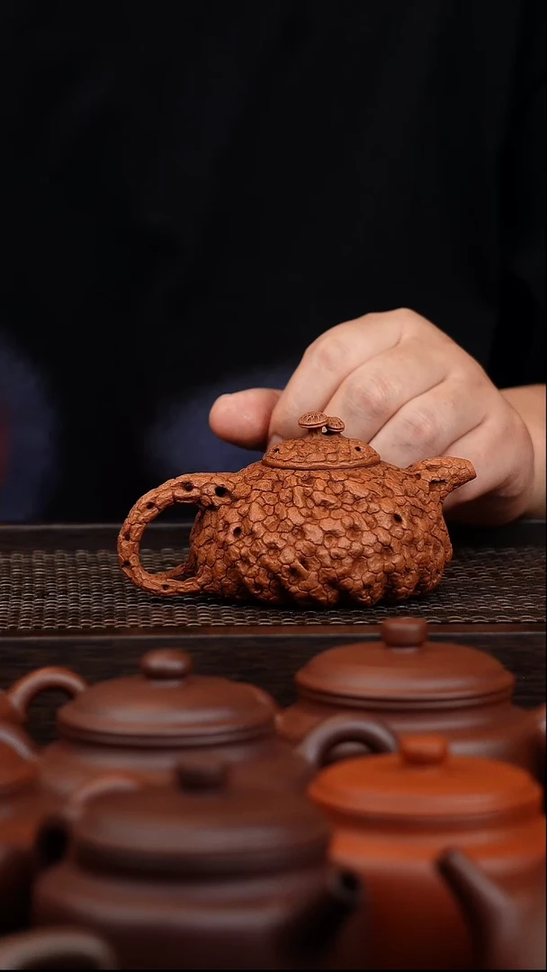 茶壶紫砂供春全手养1111