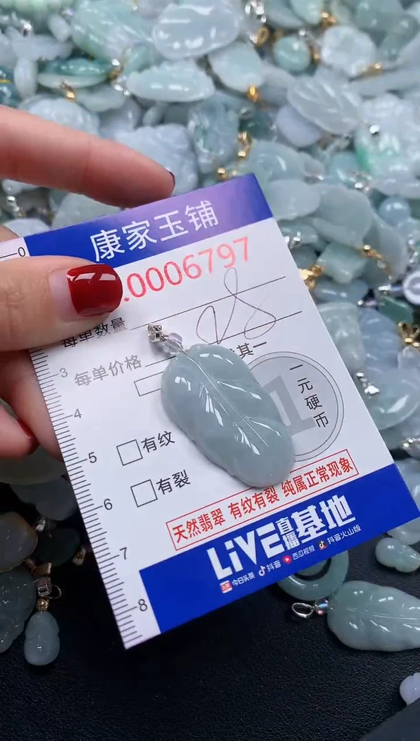 颈饰未镶嵌翡翠6797