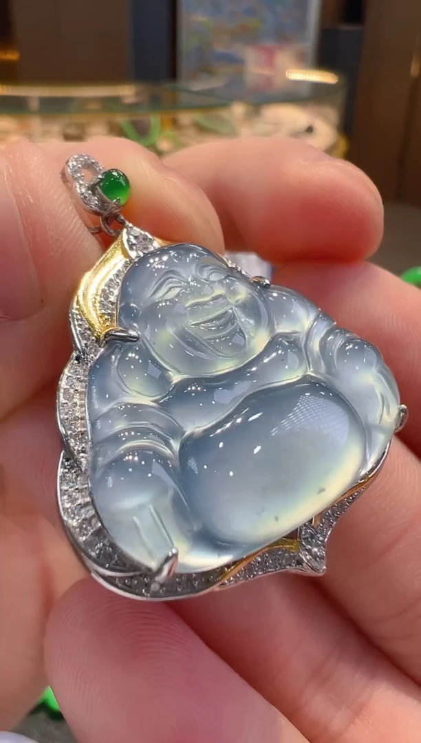 【闪购商品】翡翠吊坠(不含链)银S925镶嵌多样性发货一件