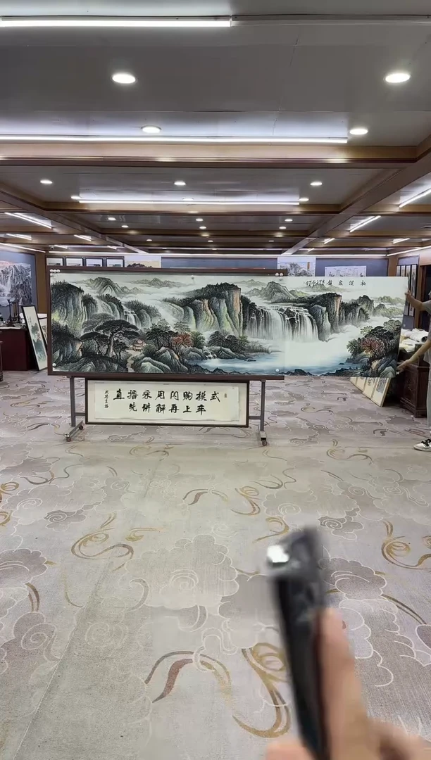 绘画忠*绘画Y-邵明义-小丈二-山水画