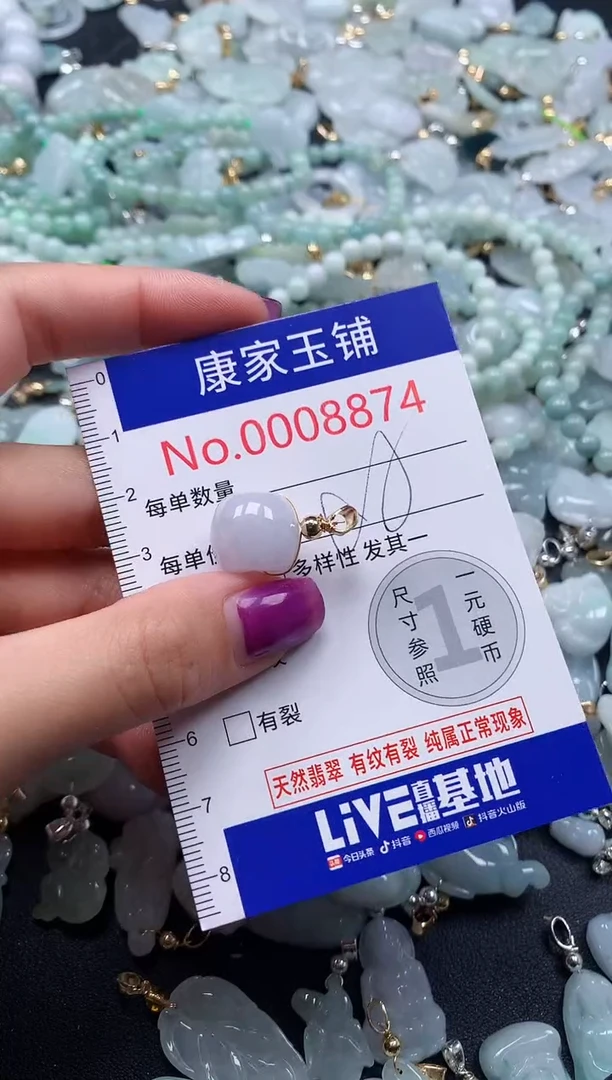 颈饰未镶嵌翡翠8874