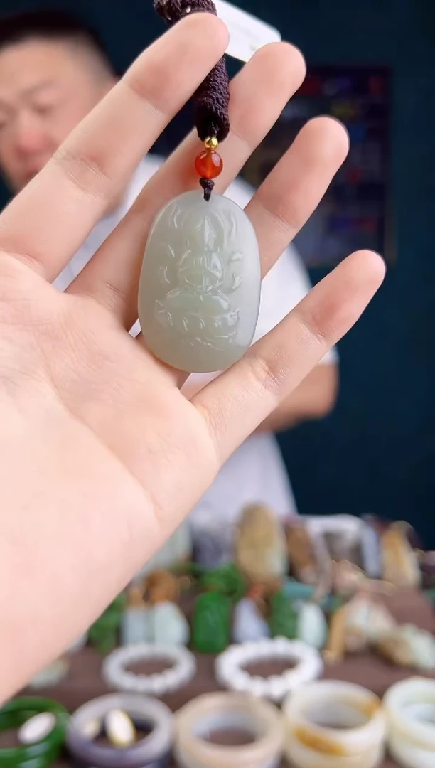 和田玉未镶嵌颈饰多样性发货 拍一单发一个