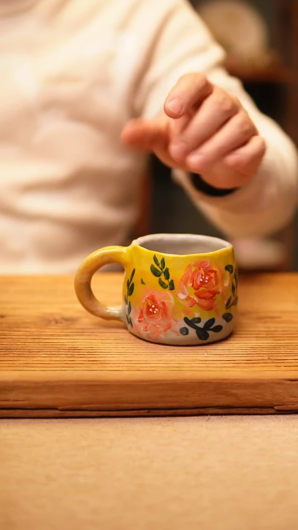 【闪购商品】@@陶园瓷舍@@纯手工手绘@高温釉下彩