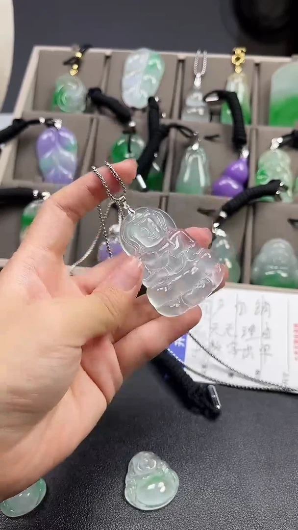 颈饰未镶嵌翡翠  所见即所得 一图一物