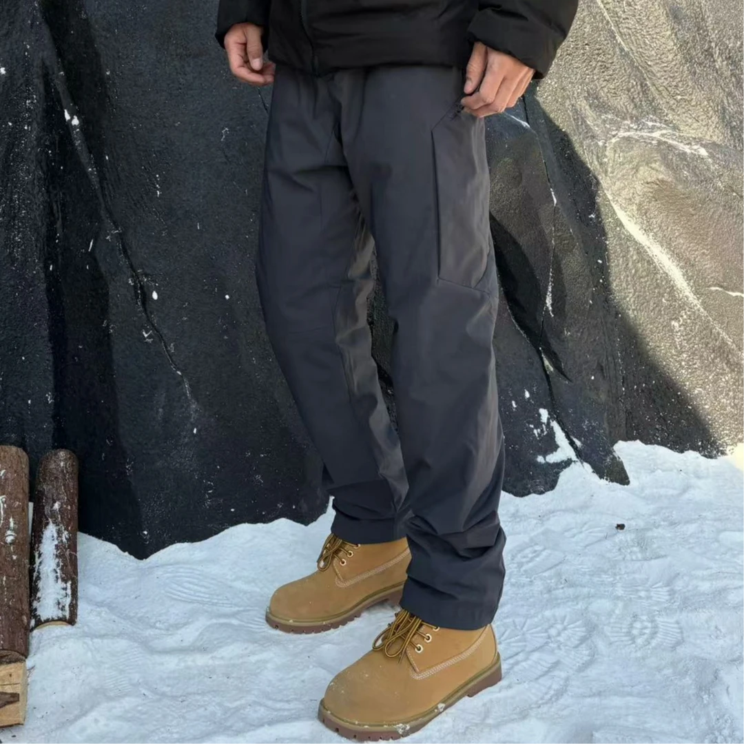 无主义两穿硬壳风暴雪裤3m新雪丽棉加厚三防拉链工装滑雪冲锋裤