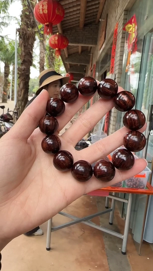 手串/手链黄花梨/降香黄檀1.8紫油梨黑线顺纹土埋老料