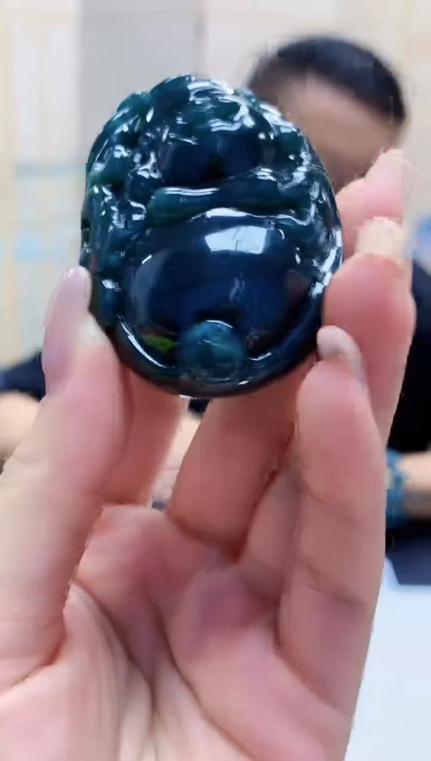 定制翡翠未镶嵌4969lr-毛货挂件14