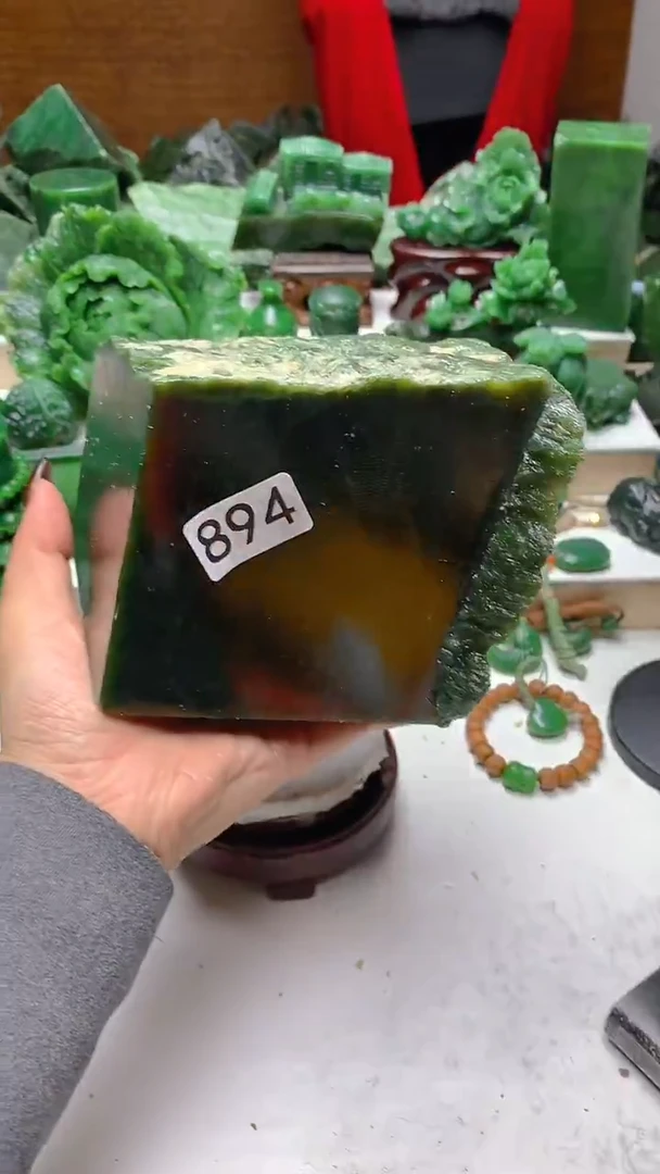 未镶嵌和田玉珠宝半成品1