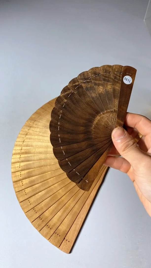 金丝楠361号10cm金丝楠木小叶桢楠掌中扇