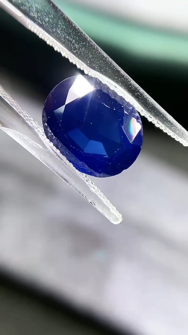 【闪购商品】定制蓝宝石定制未镶嵌皇家蓝3.06克拉吉尔德天然