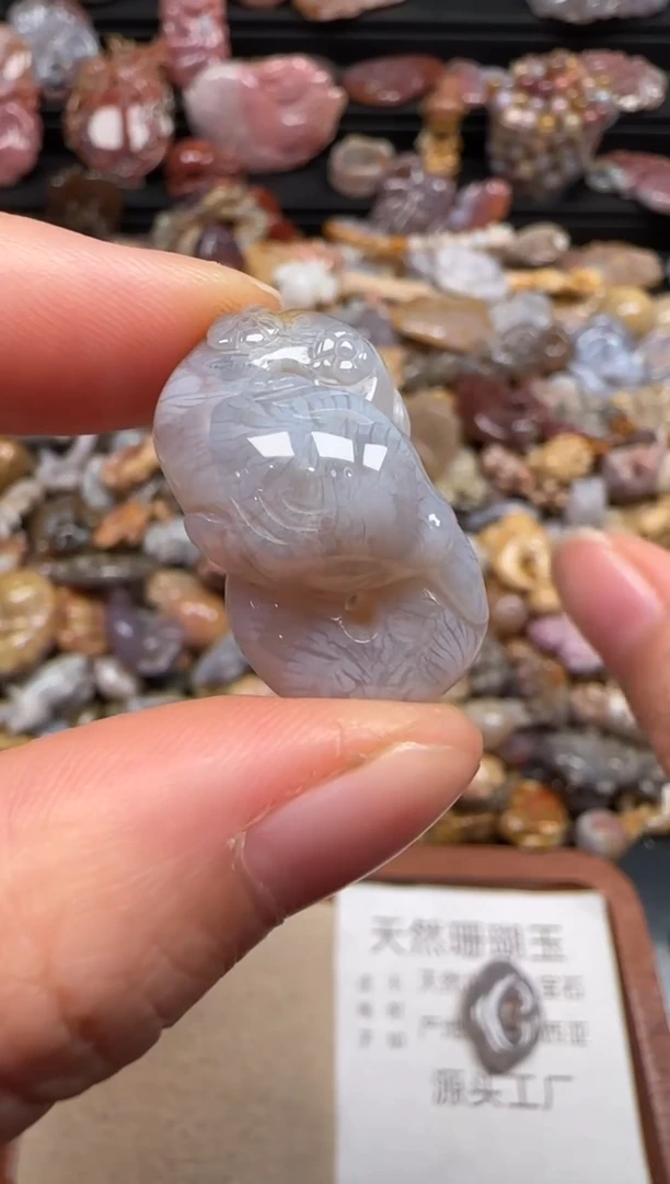 【闪购商品】硅化珊瑚（珊瑚玉）颈饰未镶嵌047