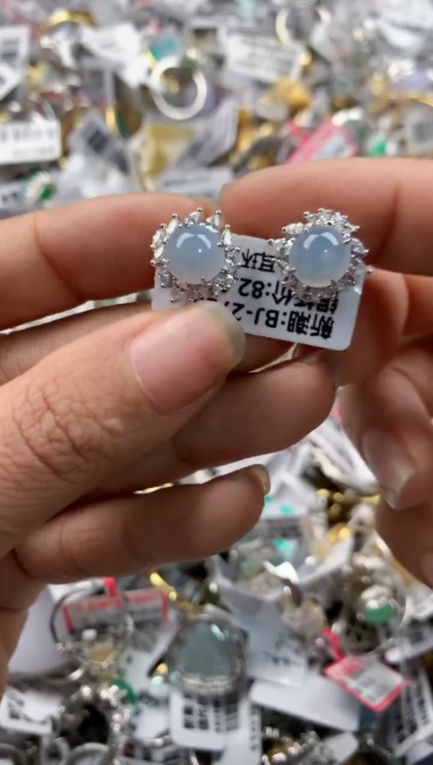 银S925镶嵌戒指翡翠121212---1