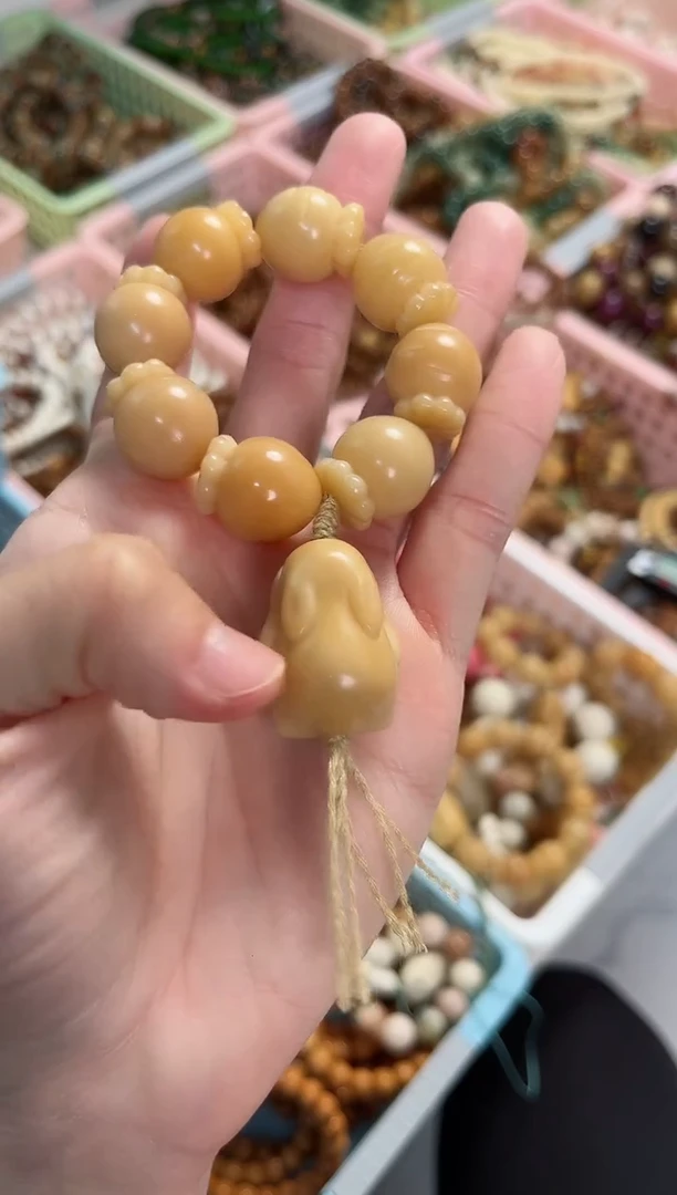 【闪购商品】菩提根/象牙果手串菩提根萝卜趴趴兔 手捻