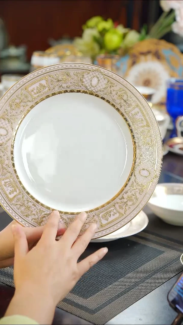 瓷片10.5寸牛排盘1个  福利价