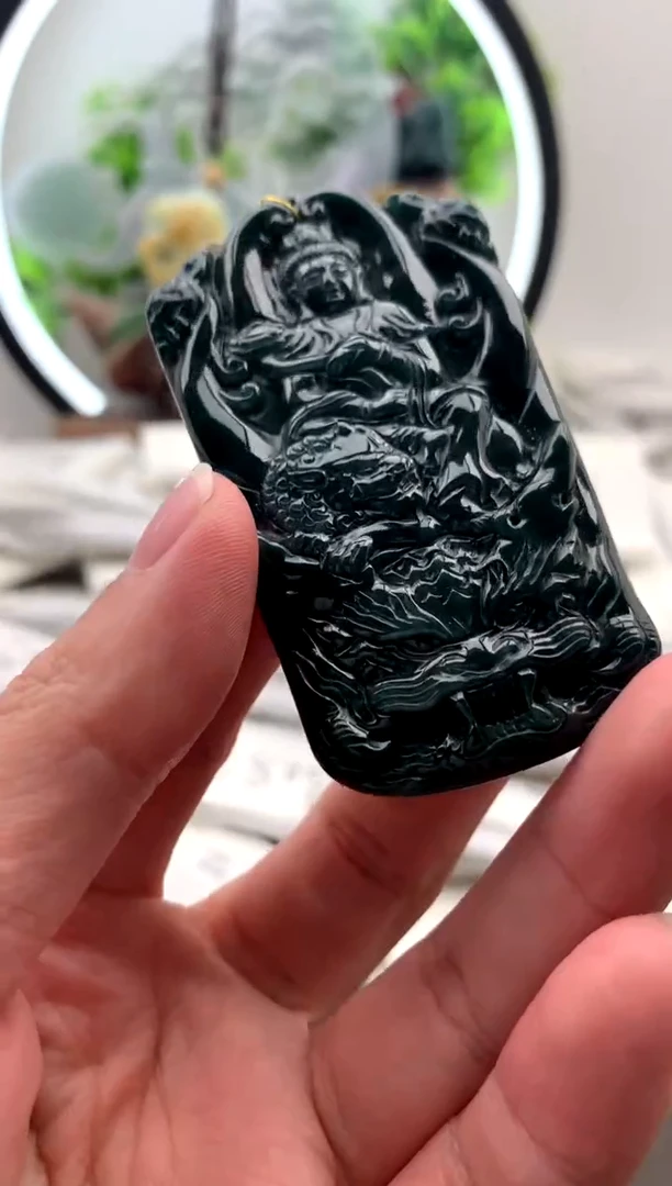 【闪购商品】翡翠颈饰未镶嵌文殊