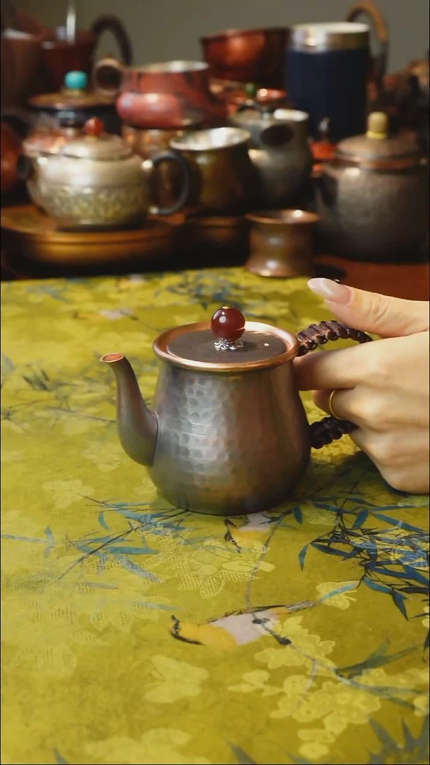 新款做旧色茶缸壶