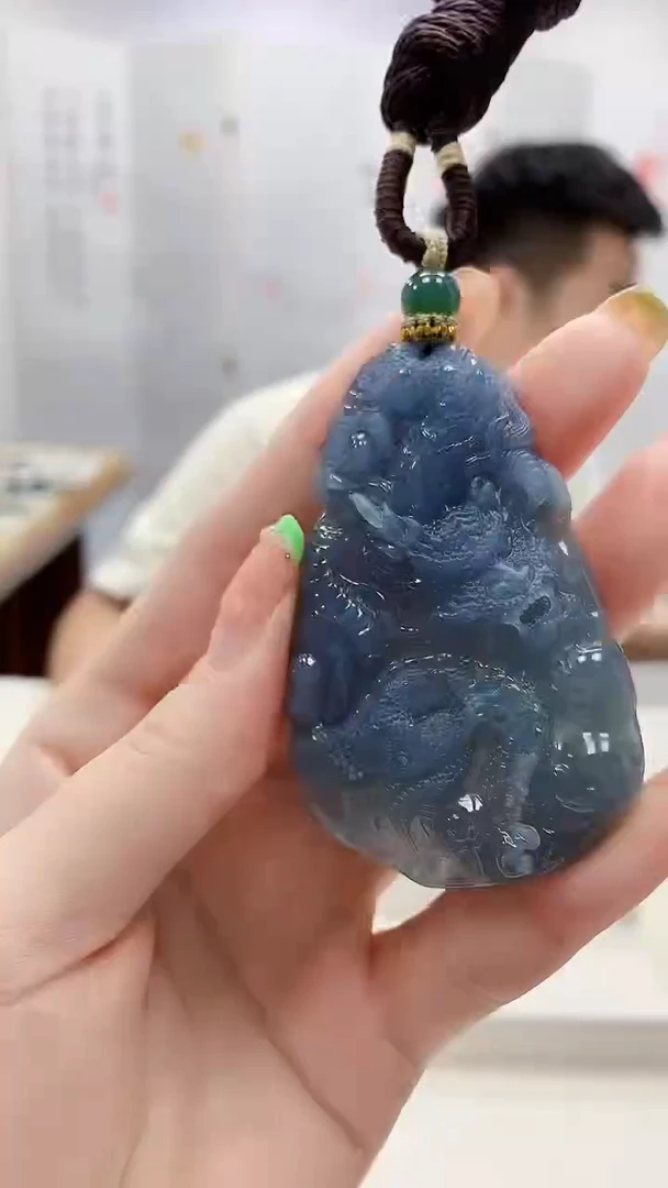 未镶嵌定制翡翠5028ry-毛货挂件13