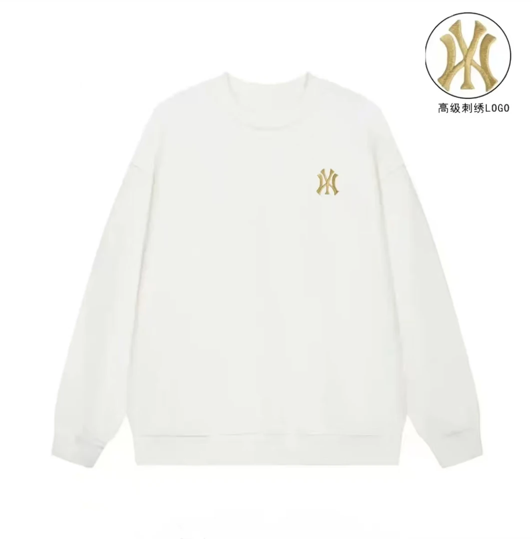 【中環专享品牌清-L】万针刺绣圆领卫衣情侣款长袖卫衣时尚休闲百搭