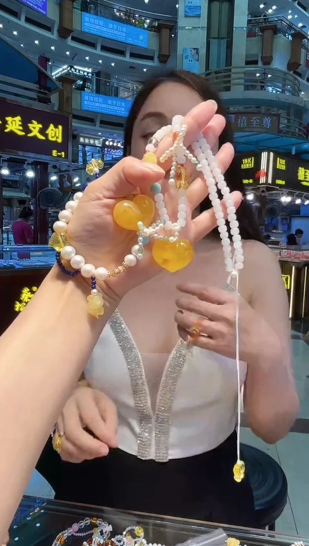 琥珀套链未镶嵌【 多样性发一 】