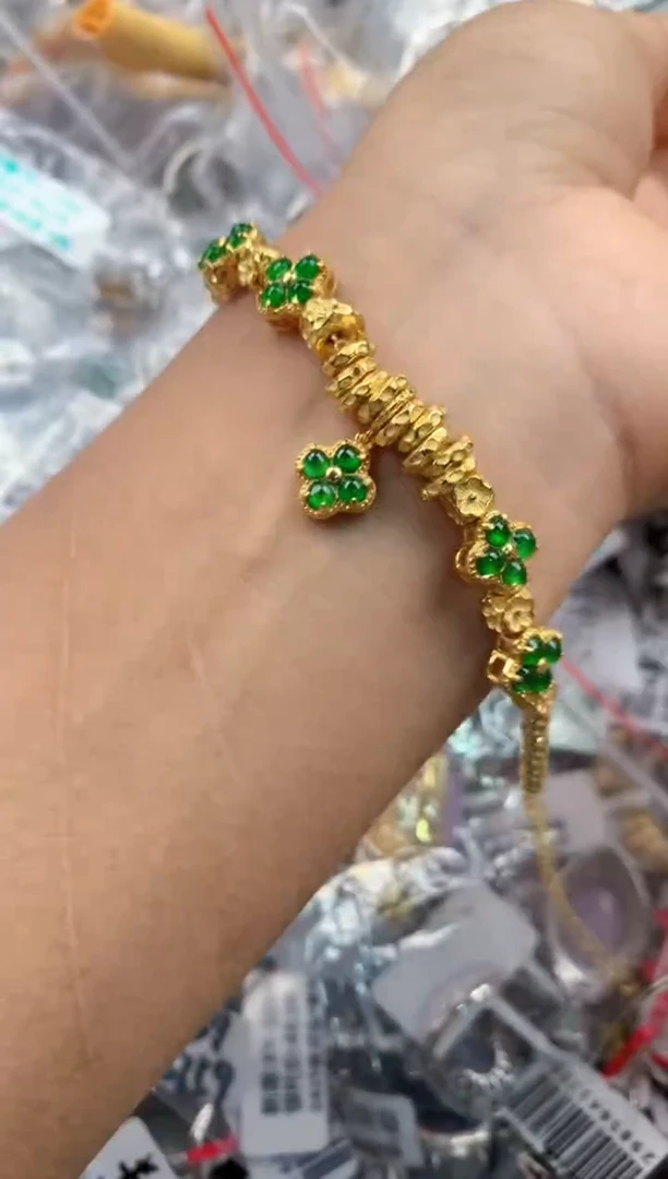 银S925镶嵌戒指翡翠111     3