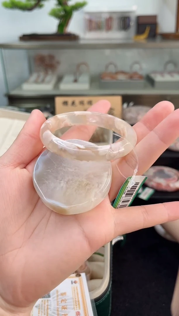 未镶嵌手镯石英质玉54圈口（赠品镯心）36886680