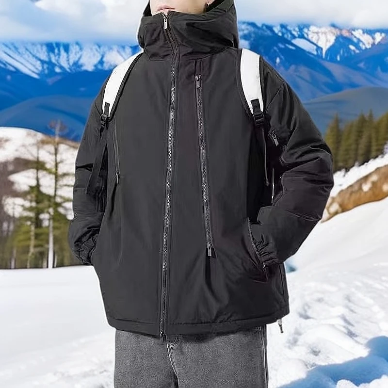 户外三合一冲锋衣男女同款外套三防宽松冬季运动潮流保暖