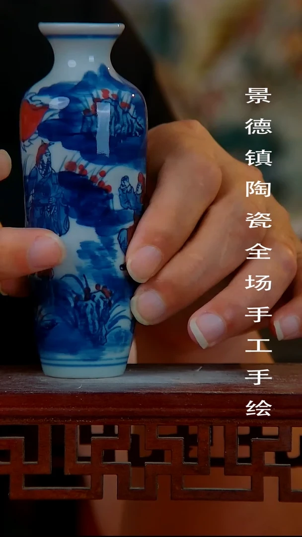 摆件景德镇陶瓷 全场手工手绘