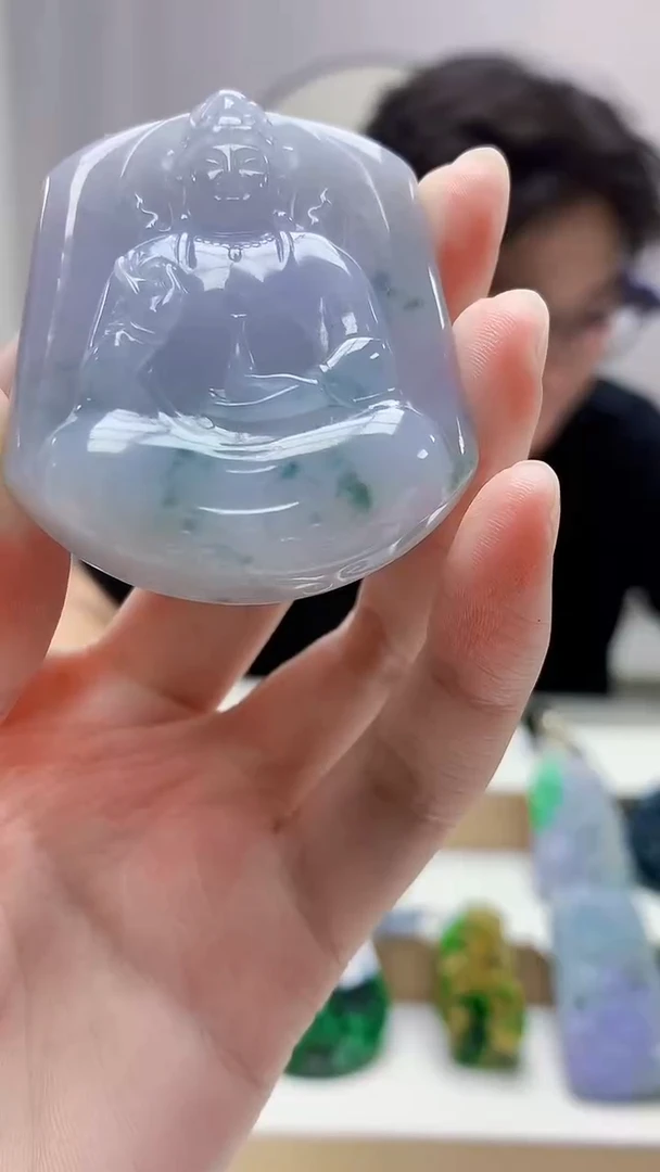 未镶嵌定制翡翠4688zm-毛货挂件94