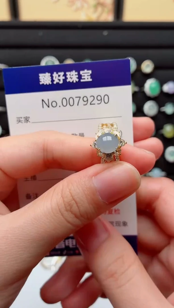 银S925镶嵌戒指翡翠秃****z.