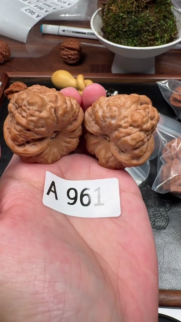 把件文玩核桃A961蛤蟆头45尺三角蛙皇