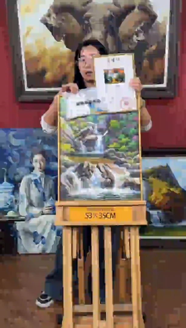 油画【23号】约53*35cm丨朝鲜原创纯手绘孤品油画丨顺丰包邮