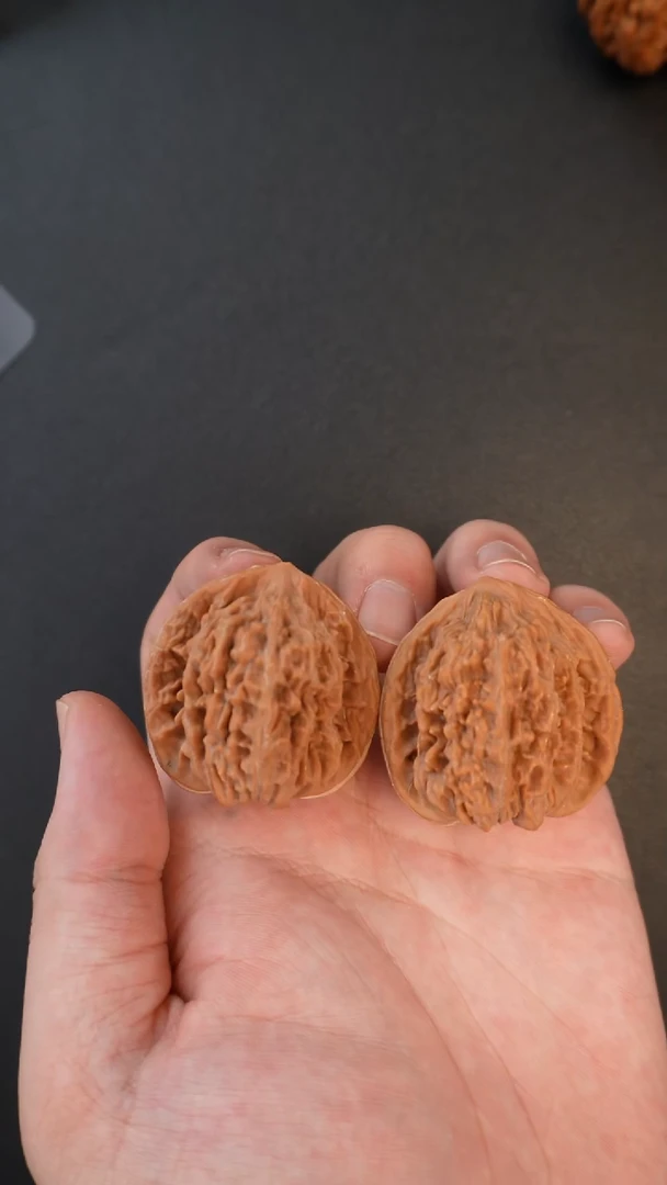 把件文玩核桃四座楼42mm全品