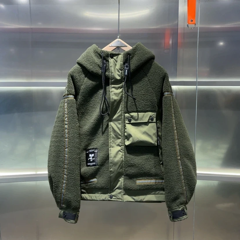 *（帅大）2406#【陨石冰川系列】调性拼接保暖外套-非标（无水洗标）