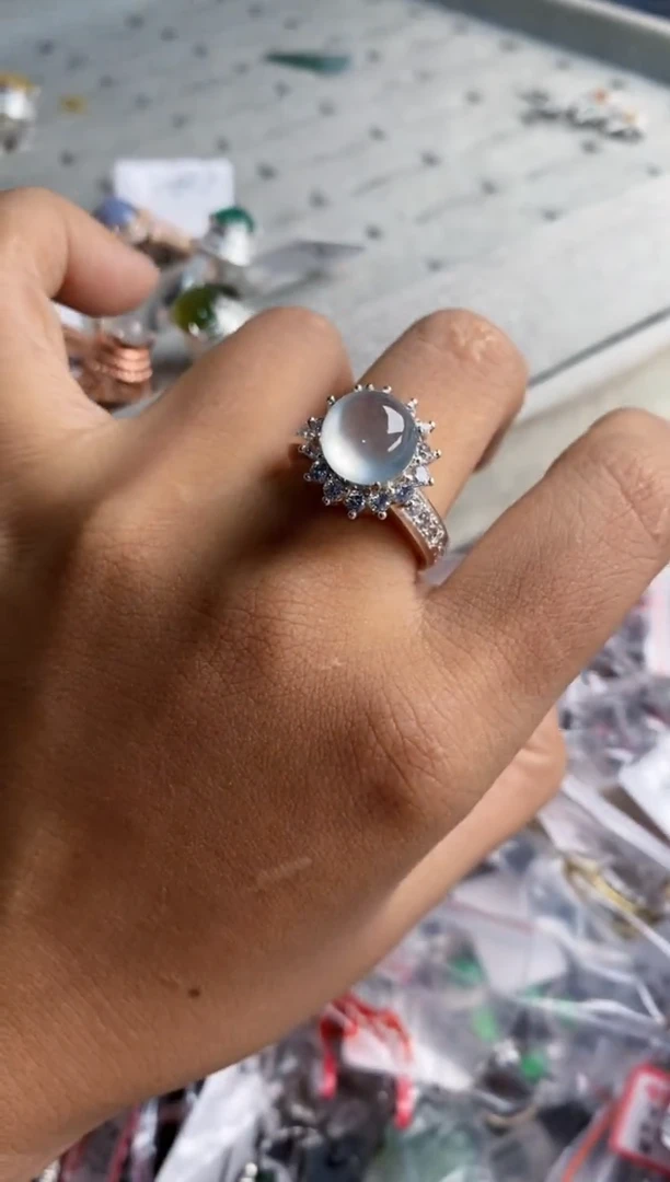 未镶嵌戒指翡翠777              7