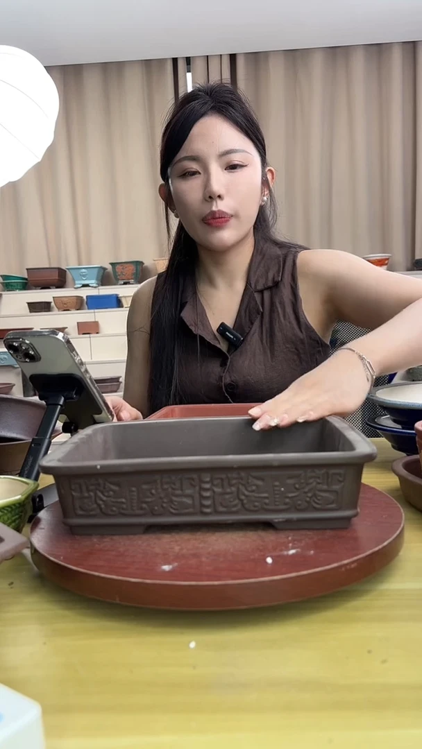 紫砂花盆紫砂花盆微瑕