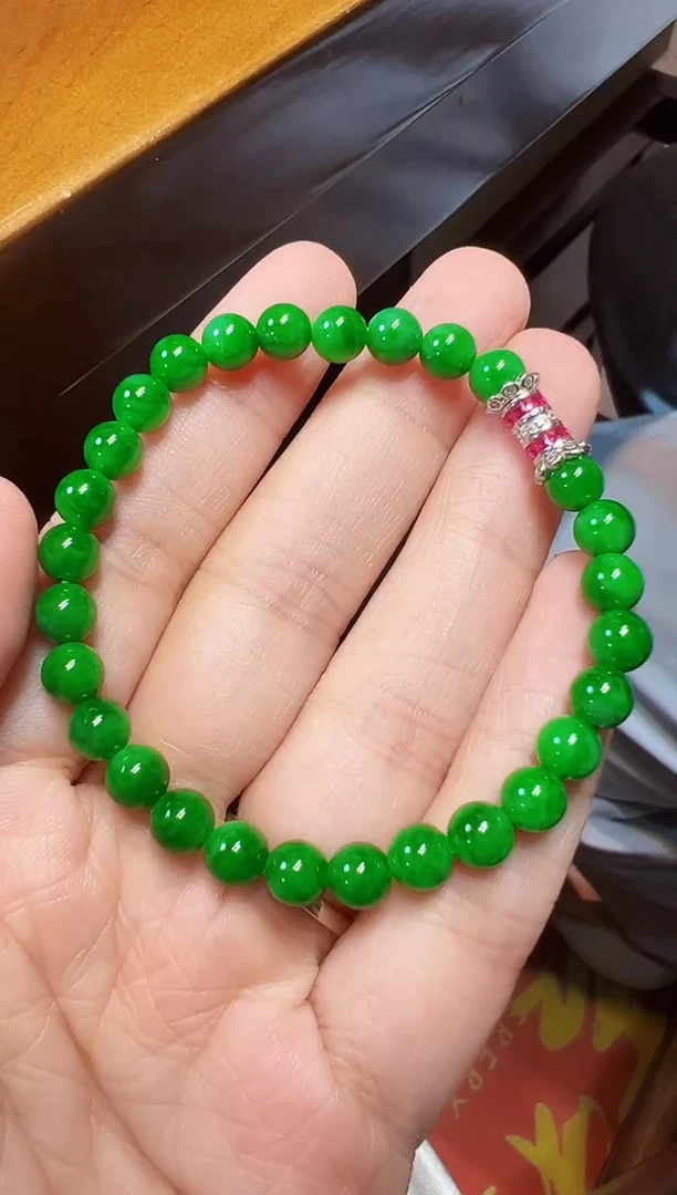 未镶嵌手串翡翠珠珠手串
